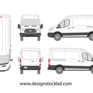 2008 FORD E Series 350 blueprint/outline download - DesignStockBD.Com