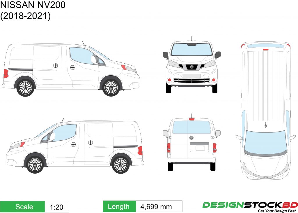 Схема запчастей nissan nv200