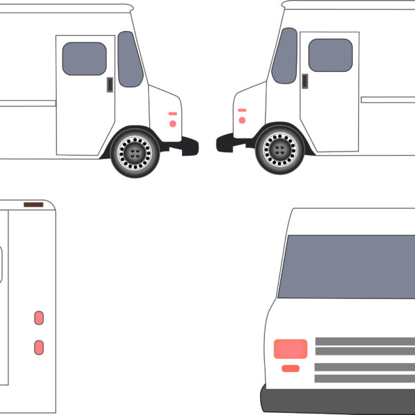 Ford Transit Connect (20142021) Cargo short wheelbase Blueprint