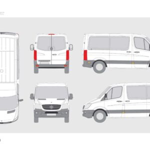 Dodge Ram ProMaster 3500 | Blueprint/outline/Template – DesignStockBD.Com