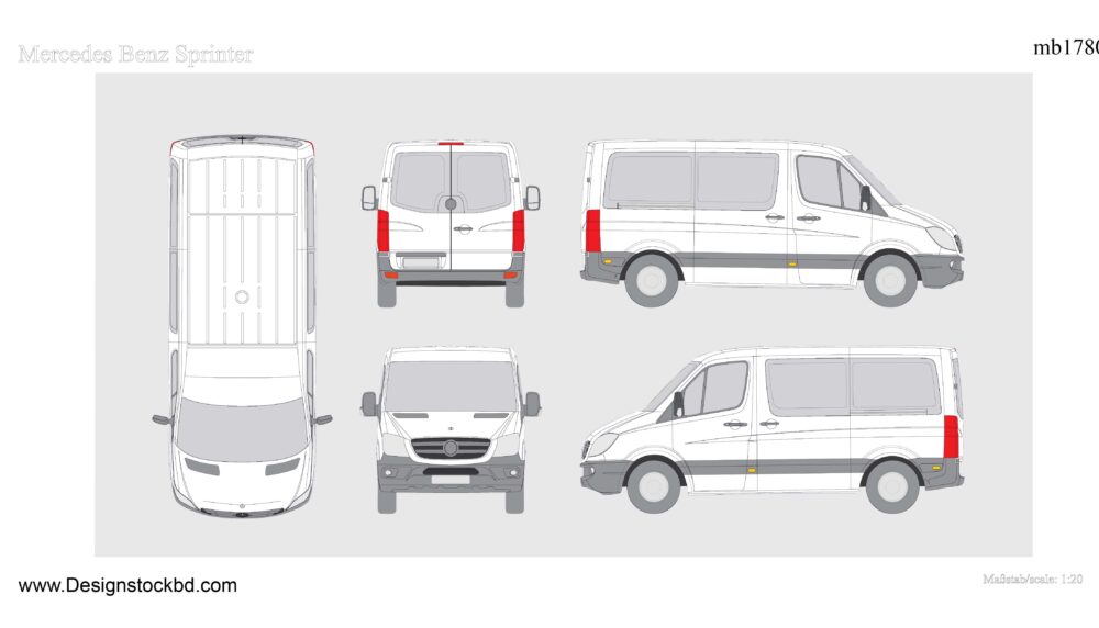 Vehicle Wrap Template