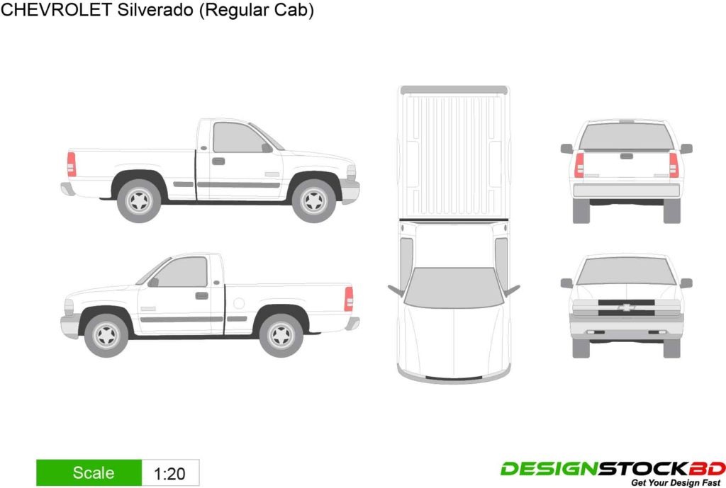 Chevy Silverado Outline