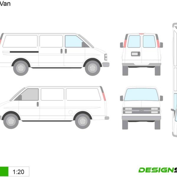 Chevy Van Outline