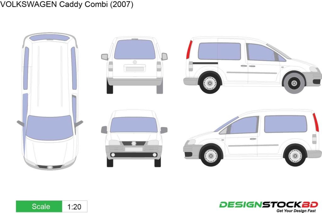 Volkswagen caddy размеры