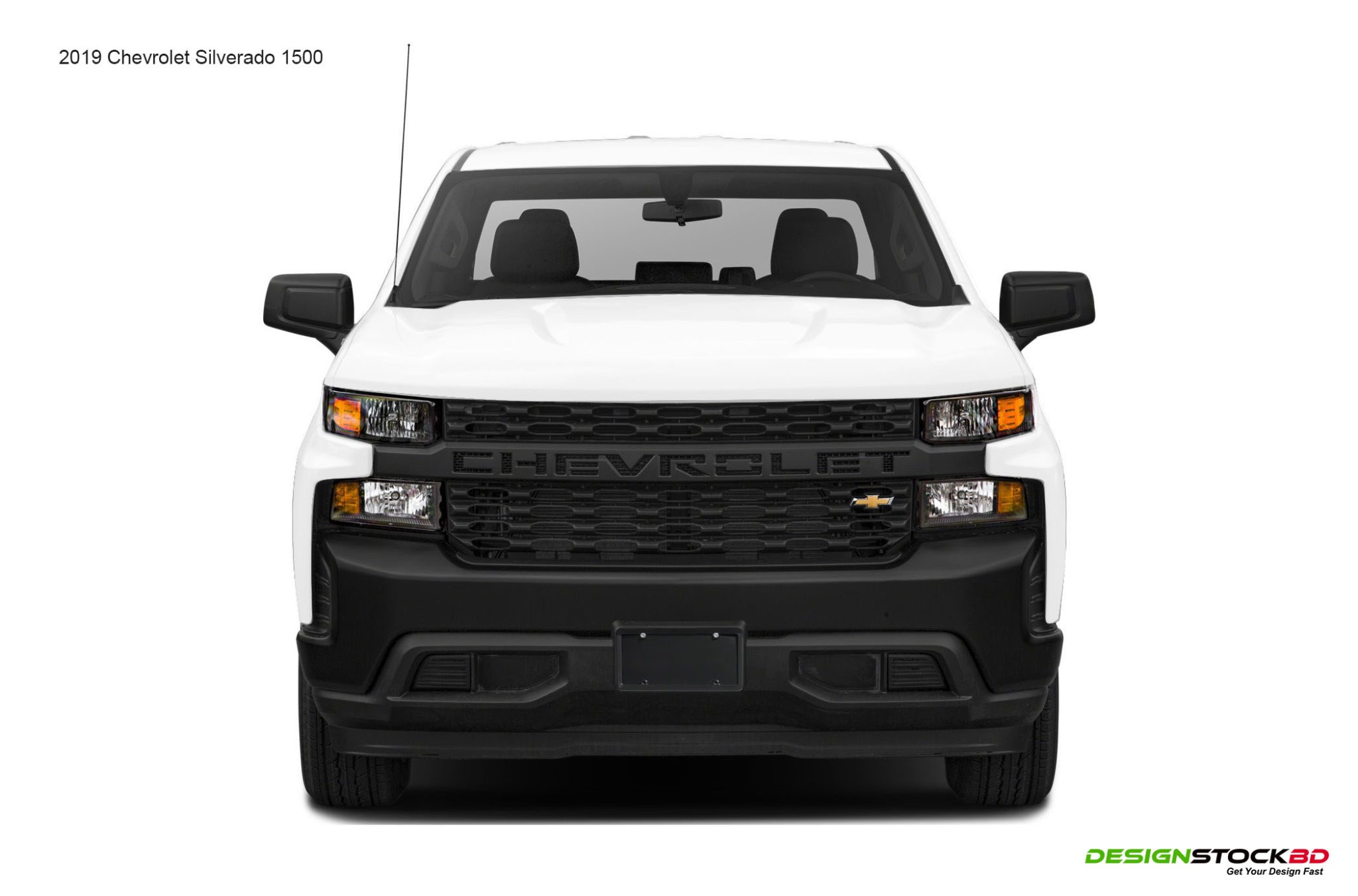 2019 Chevrolet Silverado 1500 | PSD Design Template | Wrap Design ...