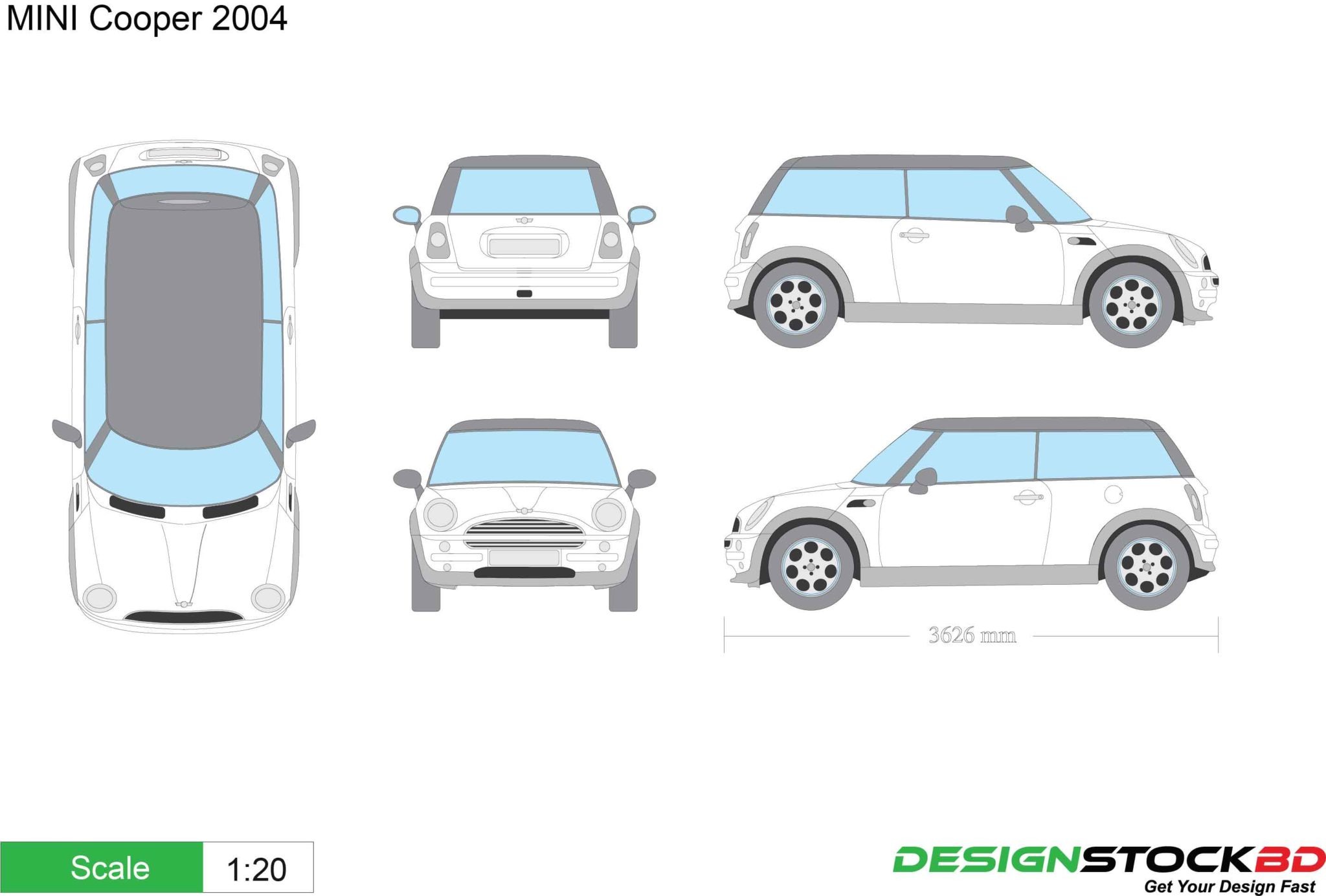 Длина мини. Mini Cooper Clubman чертеж. Mini Cooper Blueprint. Мини Купер габариты кузова. Строение кузова мини Купер.