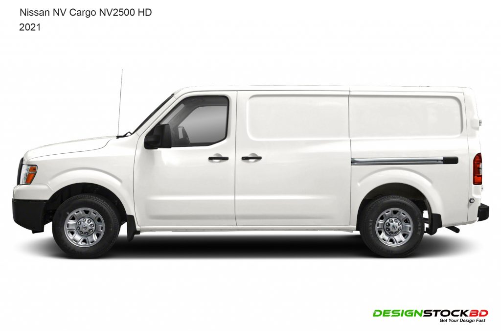 Nissan NV Cargo NV2500 HD Van Template Vehicle PSD Template